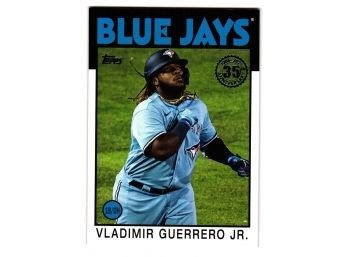 2021 Topps Vladimir Guerrero Jr 1986 35th Anniversary Insert Baseball Card Toronto Blue Jays