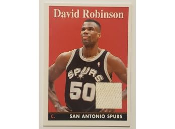 Rare 2008-09 Topps 1958-59 Variations David Robinson Game Worn Relic #'d To / 50 San Antonio Spurs