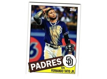 2020 Topps Update Fernando Tatis Jr 1985 Topps Insert Baseball Card San Diego Padres