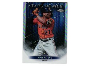 2022 Topps Chrome Stars Of MLB Jose Altuve Insert Baseball Card Houston Astros