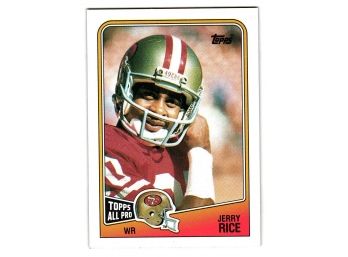 1988 Topps Jerry Rice All Pro Football Card San Francisco 49ers