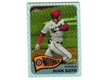 2021 Topps Chrome Juan Soto 1965 Insert Baseball Card Washington Nationals