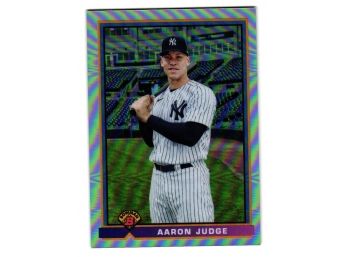 2021 Bowman Chrome 1991 Throwback Aaron Judge Baseball Card NY Yankees
