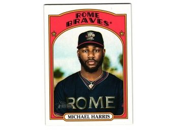 2021 Topps Heritage Michael Harris Minor League Baseball Card Atlanta Braves