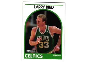 1989 NBA Hoops Larry Bird Basketball Card Boston Celtics