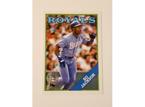 Other, Bo Jackson Royals Topps 4 Years Of Baseball Baseball Card Mlb