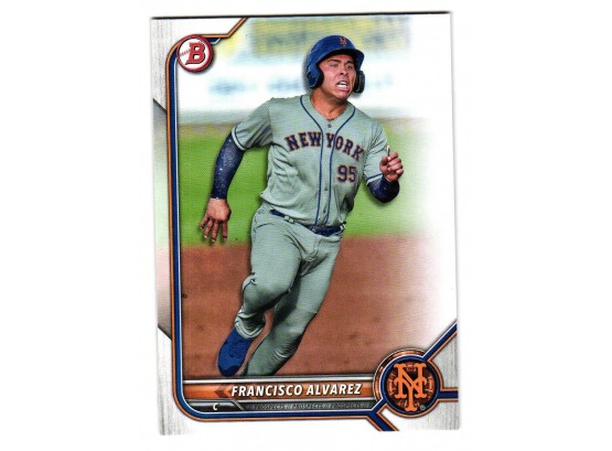 2022 Bowman Francisco Alvarez Prospect Baseball Card New York Mets