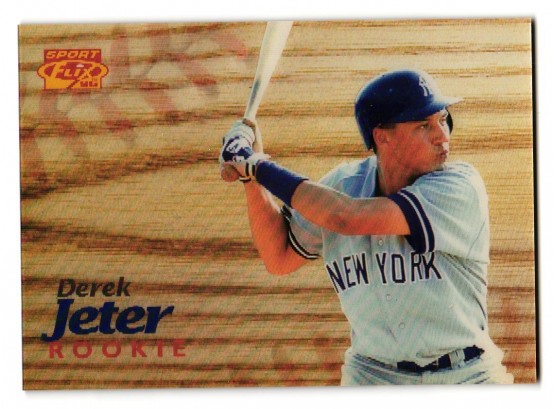 1996 Sport Flix Derek Jeter Rookie Baseball Card New York RC