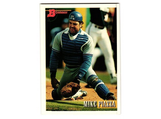1993 Bowman Mike Piazza  Baseball Card Los Angeles Dodgers