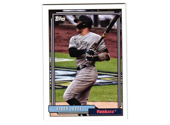 2021 Topps Aaron Judge 1992 Retro Insert Baseball Card New York Yankees