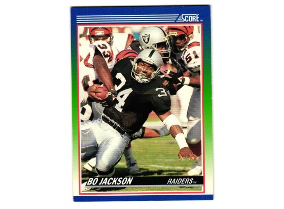 1990 Score Bo Jackson Football Card Los Angeles Raiders