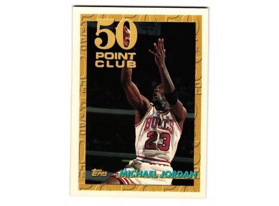 1993 Topps Michael Jordan 50 Point Club Basketball Card Chicago Bulls