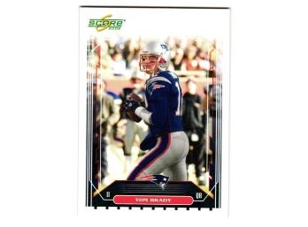 2006 Donruss Score Tom Brady Football Card New England Patriots