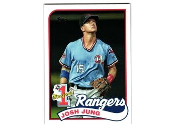 2020 Topps Update Josh Jung #1 Prospect Insert Baseball Card Texas Rangers