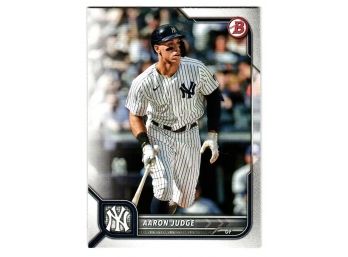2022 Bowman Aaron Judge Baseball Card New York Yankees