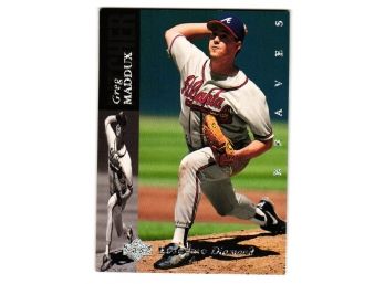 1994 Upper Deck Greg Maddux Electric Diamond Parallel Baseball Card Atlanta Braves