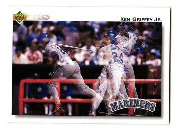 1992 Upper Deck Ken Griffey Jr Baseball Card Seattle Mariners