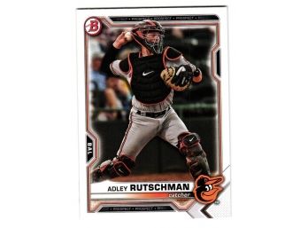 2021 Bowman Draft  Adley Rutschman Prospect Baseball Card Baltimore Orioles