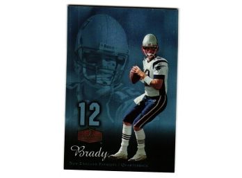 2006 Tom Brady Fleer Flair Showcase New England Patriots Football Card