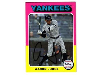 2019 Topps Archives 1975 Retro Aaron Judge Baseball Card New York Yankees