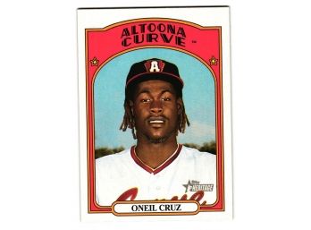 2021 Topps Oneil Cruz Heritage Minor League Prospect Baseball Card Pittsburgh Pirates