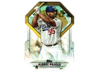 2022 Topps Albert Pujols Diamond Greats Diamond Cut Insert Baseball Card LA Dodgers