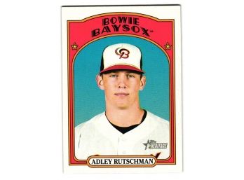 2021 Topps Heritage Adley Rutschman Minor League Prospect Baseball Card Baltimore Orioles