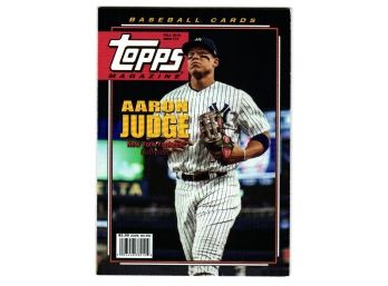 2019 Topps Archives Aaron Judge Topps Magazine Baseball Card New York Yankees