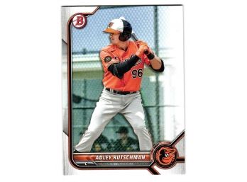 2022 Bowman  Adley Rutschman Prospect Baseball Card Baltimore Orioles