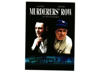 2021 Topps Archives Murderer's Row Lou Gehrig Babe Ruth Movie Poster Baseball Card NY Yankees