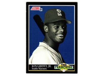 1991 Score Ken Griffey Jr. The Franchise Insert Baseball Card Seattle Mariners