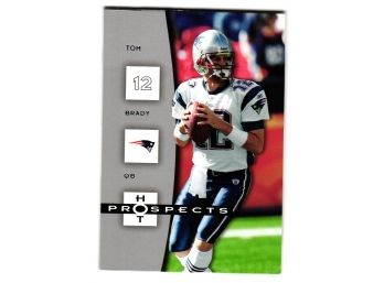 2006 Fleer Hot Prospects Tom Brady Football Card New England Patriots
