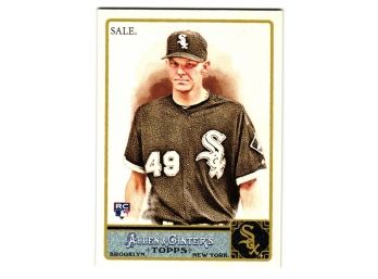 2011 Topps Allen And Ginter Chris Sale Rookie Baseball Card White Sox RC