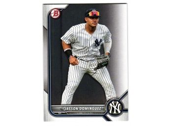 2022 Bowman Jasson Dominguez Prospect Baseball Card New York Yankees