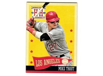 2013 Mike Trout Panini Hometown Heroes Baseball Card Los Angeles Angels