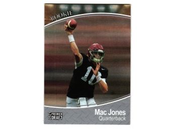 2021 Sage Premier Draft Mac Jones Rookie Football Card New England Patriots RC