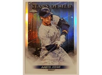 2022 Topps Chrome Aaron Judge Stars Of MLB Insert Baseball Card New York Yankees