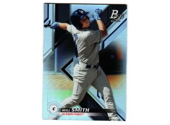 2019 Bowman Platinum Will Smith Prospect Baseball Card Los Angeles Dodgers