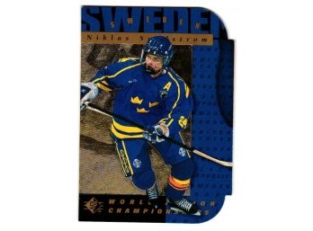 1994-95 Upper Deck SP Die-cut  Niklas Sundstrom Hockey Card Sweden
