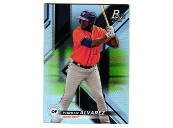 2019 Bowman Platinum Yordan Alvarez Top Prospects Baseball Card Houston Astros
