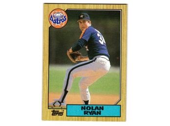 1987 Topps Nolan Ryan Baseball Card Houston Astros
