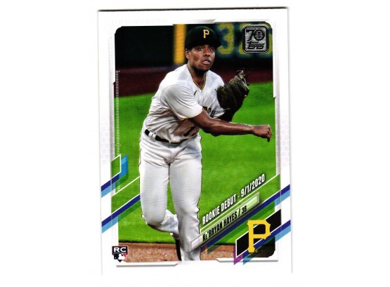 2021 Topps Ke'Bryan Hayes Rookie Baseball Card Pittsburgh Pirates RC