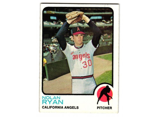 1973 Topps Nolan Ryan Baseball Card California Angels