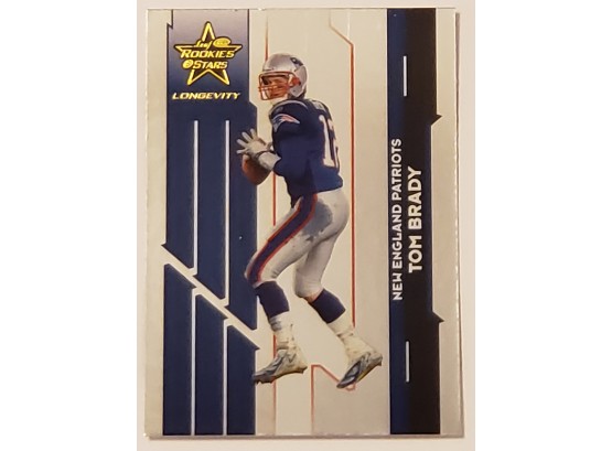 2006 Tom Brady Leaf Rookies & Stars Longevity Football Card New England Patriots