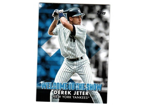 2022 Topps Derek Jeter Welcome To The Show Insert Baseball Card NY Yankees