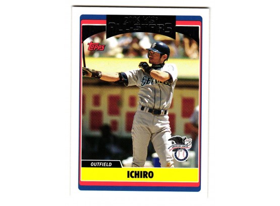 2006 Ichiro Topps Updates And Highlights All Star Baseball Card Seattle Mariners