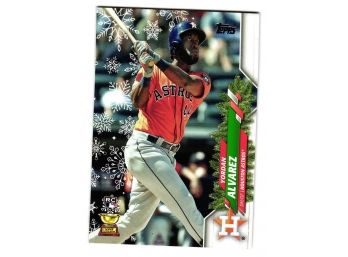 2020 Topps Holiday Yordan Alvarez Rookie Baseball Cup Card Houston Astros RC
