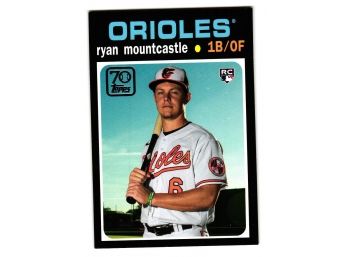 2021 Topps Update Ryan Mountcastle Rookie 70 Years Of Topps Insert Baseball Card Baltimore Orioles RC