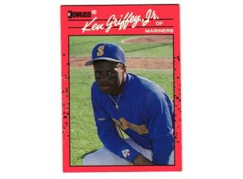 1990 Donruss Ken Griffey Jr. Baseball Card Seattle Mariners