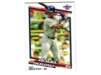 2022 Topps Ken Griffey Jr. Opening Day Bomb Squad Insert Baseball Card Seattle Mariners